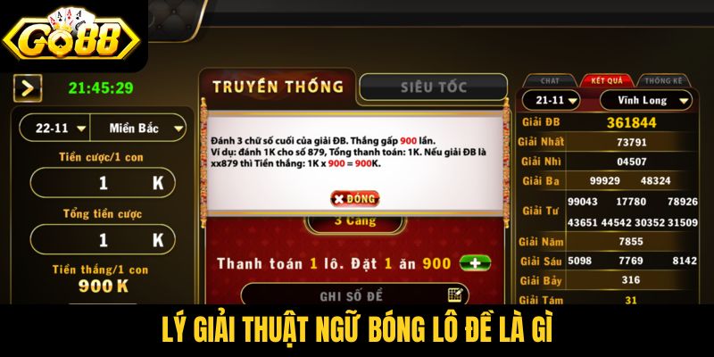 Lý giải thuật ngữ bóng lô đề là gì